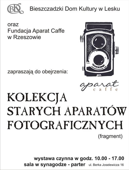 Wystawa: Kolekcja Starych Aparatów Fotograficznych w BDK