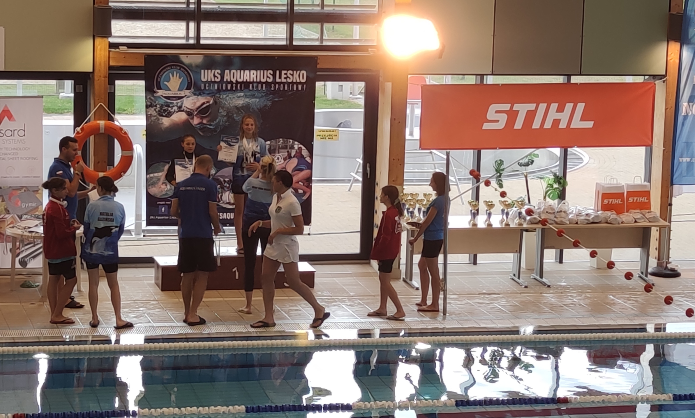 Międzynarodowe zawody pływackie w Lesku